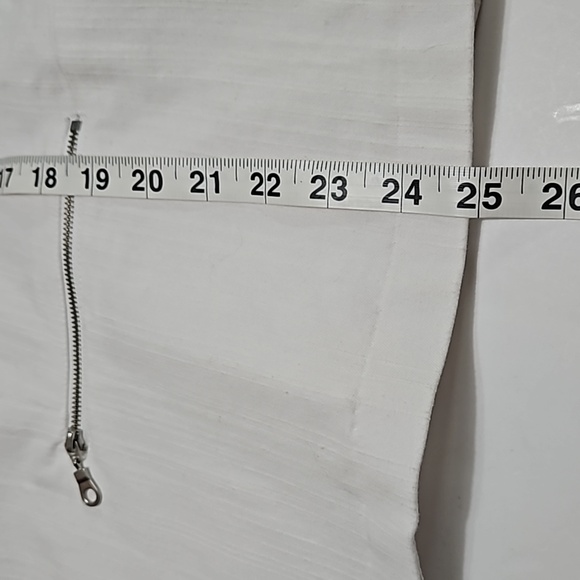 Roz & Ali White Open Textured Blazer With Padded Shoulders Size 3X #W-723 - Picture 10 of 15